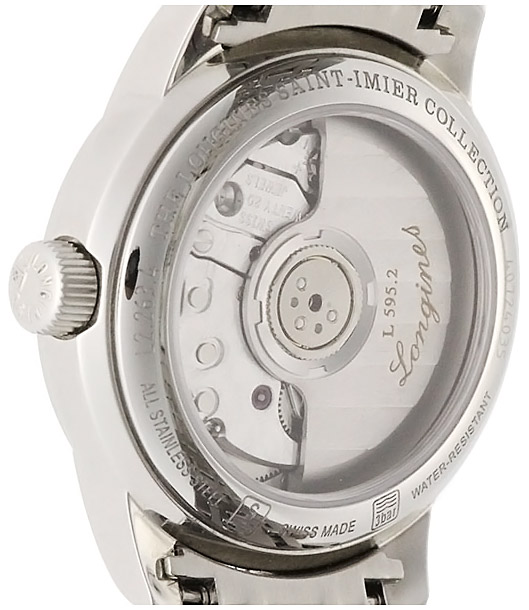 Женские часы Longines Saint-Imier Collection L2.263.4.72.6, механизм механический с автоподзаводом, циферблат серебристый, браслет нержавеющая сталь — Изображение 3
