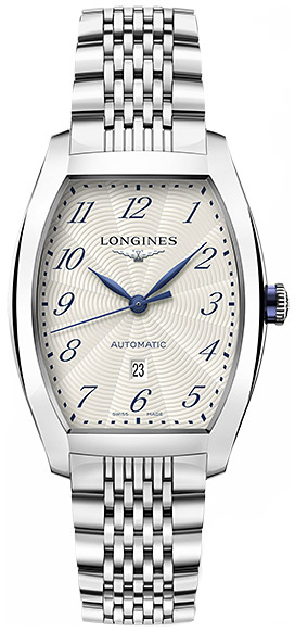 Женские часы Longines Longines Evidenza L2.342.4.73.6, механизм механический с автоподзаводом, циферблат белый, браслет нержавеющая сталь — Изображение 1