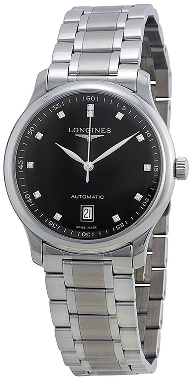 Мужские механический с автоподзаводом часы Longines The Longines Master Collection L2.628.4.57.6 черный нержавеющая сталь — Изображение 2