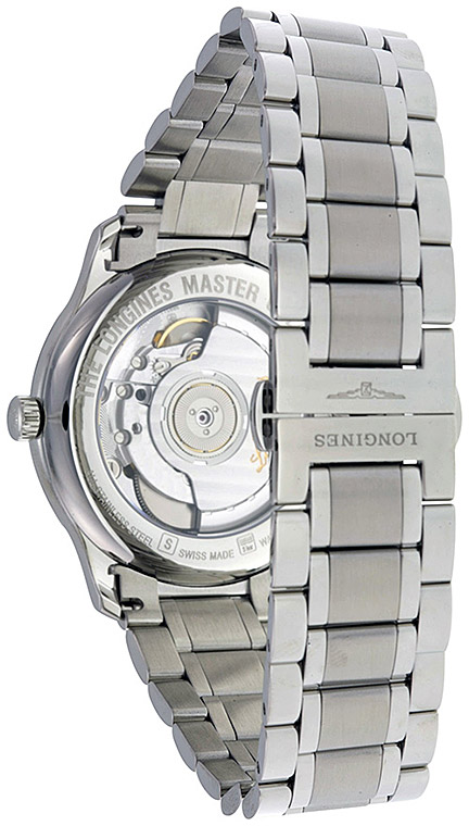 Мужские механический с автоподзаводом часы Longines The Longines Master Collection L2.628.4.57.6 черный нержавеющая сталь — Изображение 4