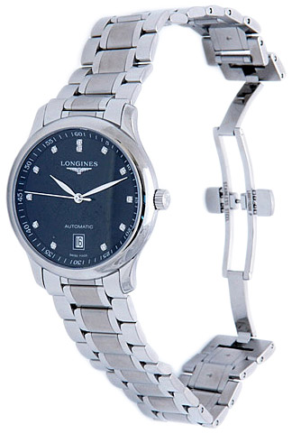Мужские механический с автоподзаводом часы Longines The Longines Master Collection L2.628.4.57.6 черный нержавеющая сталь — Изображение 5