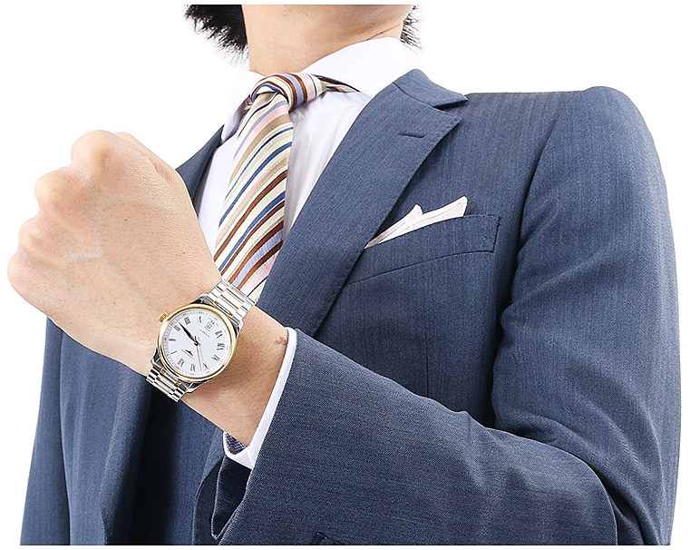 Мужские механический с автоподзаводом часы Longines The Longines Master Collection L2.628.5.11.7 белый нержавеющая сталь + золото 18к — Изображение 5