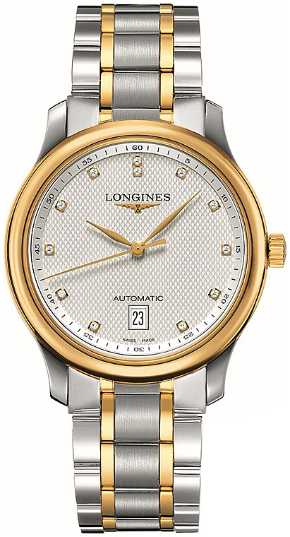 Мужские механический с автоподзаводом часы Longines The Longines Master Collection L2.628.5.77.7 серебристый нержавеющая сталь + золото 18к — Изображение 1