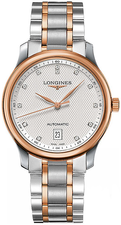 Мужские механический с автоподзаводом часы Longines The Longines Master Collection L2.628.5.97.7 серебристый нержавеющая сталь + золото 18к — Изображение 1