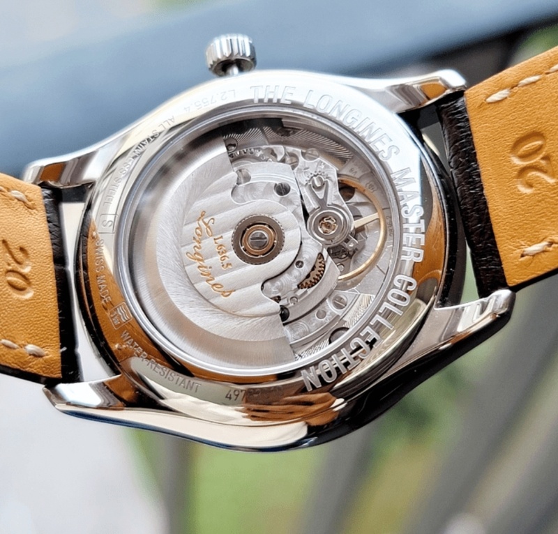 Мужские часы Longines The Longines Master Collection L2.755.4.78.3, механизм механический с автоподзаводом, циферблат серебристый, браслет кожа — Изображение 2