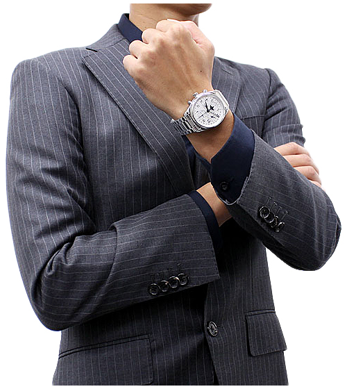 Мужские часы Longines The Longines Master Collection L2.773.4.78.6, механизм механический хронограф с автоподзаводом, циферблат серебристый, браслет нержавеющая сталь — Изображение 5