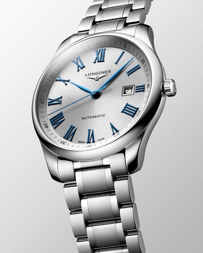 Мужские часы Longines The Longines Master Collection L2.893.4.79.6, механизм механический с автоподзаводом, циферблат серебристый, браслет нержавеющая сталь — Изображение 4