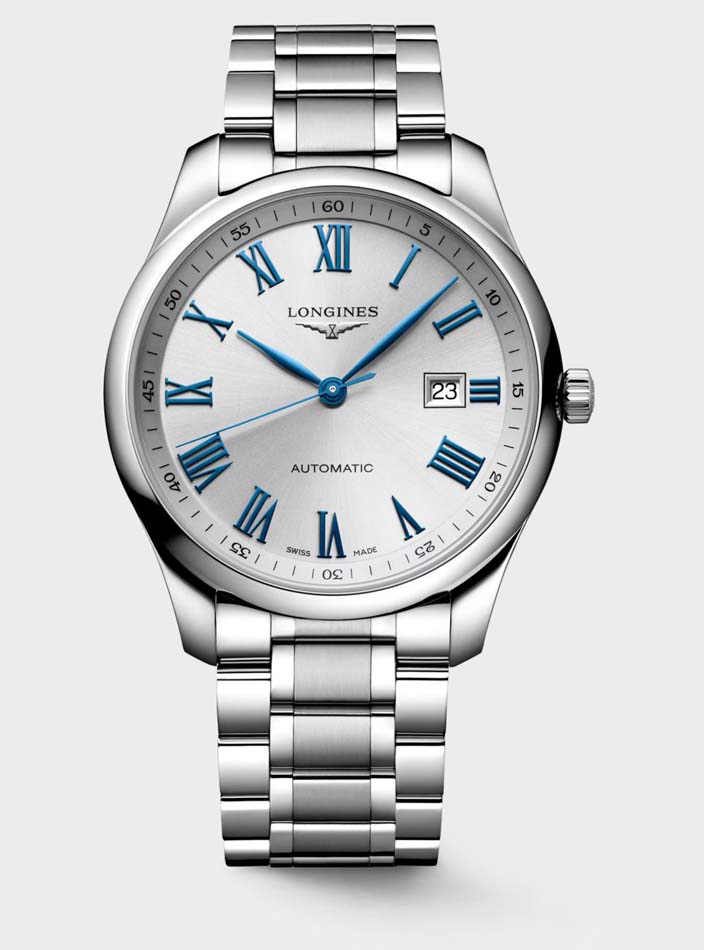 Мужские часы Longines The Longines Master Collection L2.893.4.79.6, механизм механический с автоподзаводом, циферблат серебристый, браслет нержавеющая сталь — Изображение 1