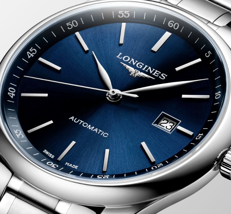 Мужские механический с автоподзаводом часы Longines The Longines Master Collection L2.893.4.92.6 синий нержавеющая сталь — Изображение 3