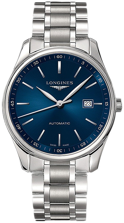 Мужские механический с автоподзаводом часы Longines The Longines Master Collection L2.893.4.92.6 синий нержавеющая сталь — Изображение 1