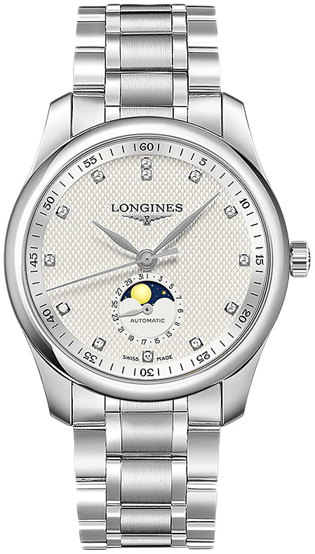 Мужские часы Longines The Longines Master Collection L2.909.4.77.6, механизм механический с автоподзаводом, циферблат серебристый, браслет нержавеющая сталь — Изображение 1