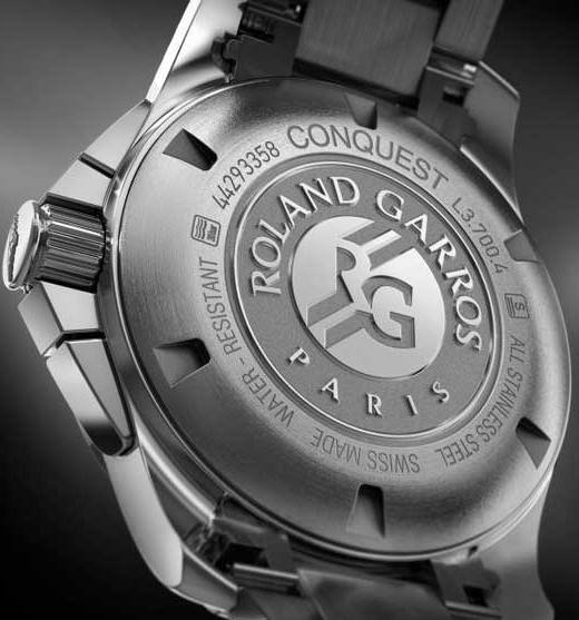 Женские часы Longines Conquest L3.379.4.79.6, механизм кварцевый хронограф, циферблат черный, браслет нержавеющая сталь — Изображение 4