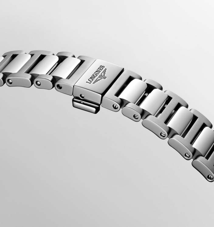 Женские часы Longines Conquest L3.430.4.02.6, механизм механический с автоподзаводом, циферблат зеленый, браслет нержавеющая сталь — Изображение 8