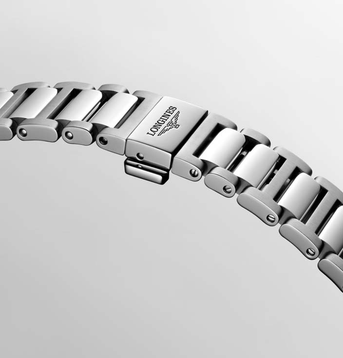 Женские часы Longines Conquest L3.430.4.62.6, механизм механический с автоподзаводом, циферблат коричневый, браслет нержавеющая сталь — Изображение 8