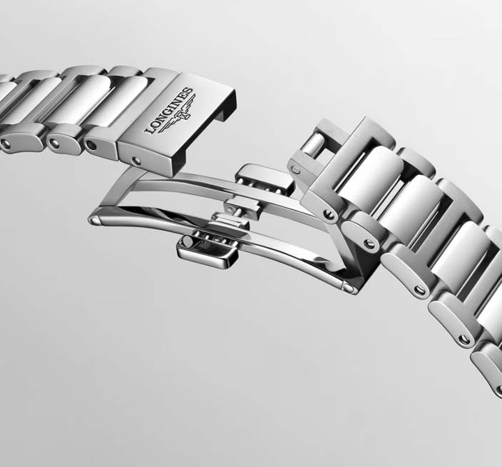 Женские часы Longines Conquest L3.430.4.62.6, механизм механический с автоподзаводом, циферблат коричневый, браслет нержавеющая сталь — Изображение 9