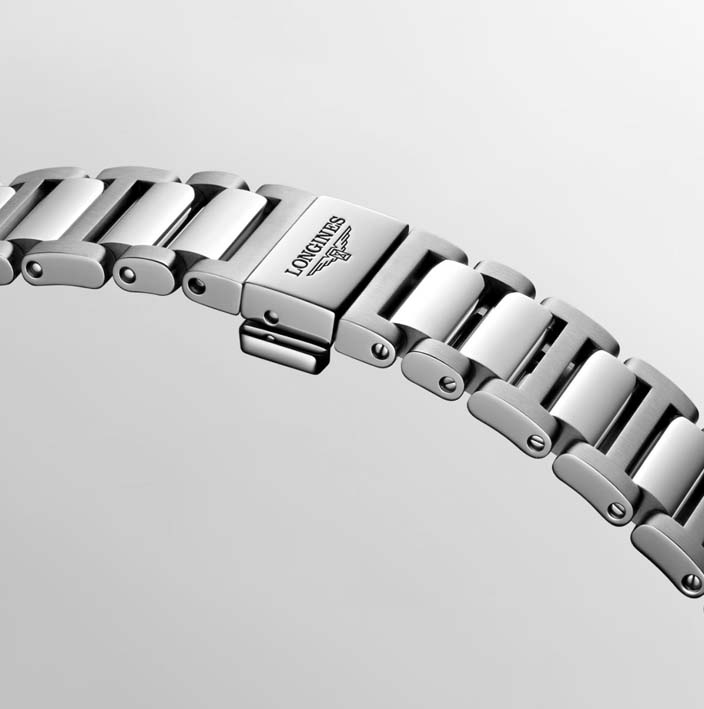 Женские часы Longines Conquest L3.430.4.87.6, механизм механический с автоподзаводом, циферблат зеленый, браслет нержавеющая сталь — Изображение 8