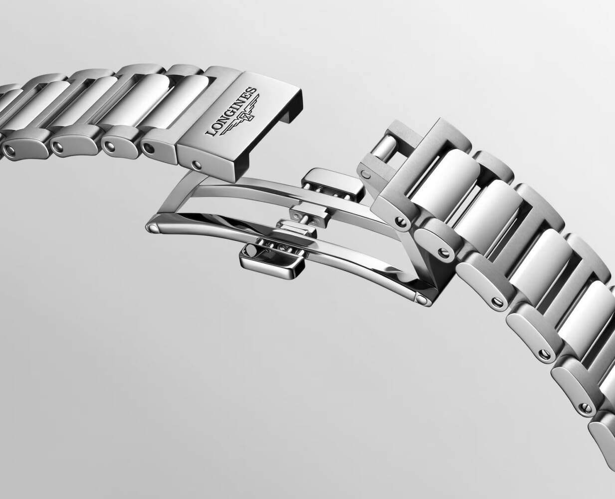 Женские часы Longines Conquest L3.430.4.97.6, механизм механический с автоподзаводом, циферблат синий, браслет нержавеющая сталь — Изображение 11
