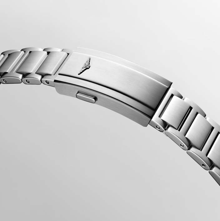 Мужские часы Longines HydroConquest L3.790.4.06.6, механизм механический с автоподзаводом, циферблат зеленый, браслет нержавеющая сталь — Изображение 7
