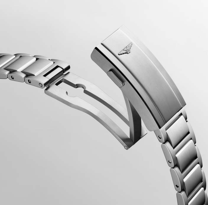 Мужские часы Longines HydroConquest L3.790.4.06.6, механизм механический с автоподзаводом, циферблат зеленый, браслет нержавеющая сталь — Изображение 8