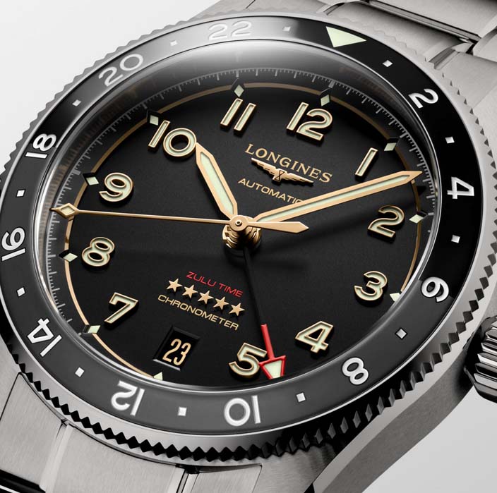 Мужские часы Longines Longines Spirit L3.802.1.53.6, механизм механический с автоподзаводом, циферблат серый, браслет титан — Изображение 2
