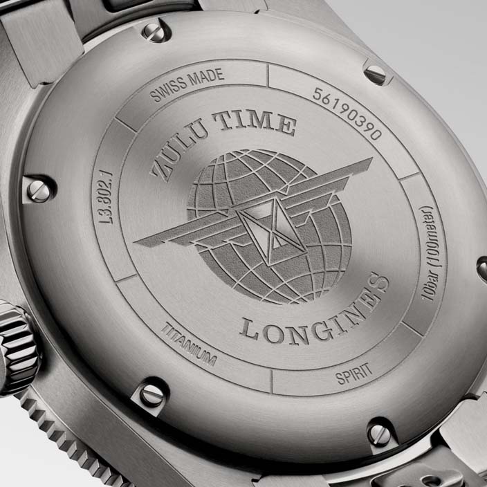 Мужские часы Longines Longines Spirit L3.802.1.53.6, механизм механический с автоподзаводом, циферблат серый, браслет титан — Изображение 3