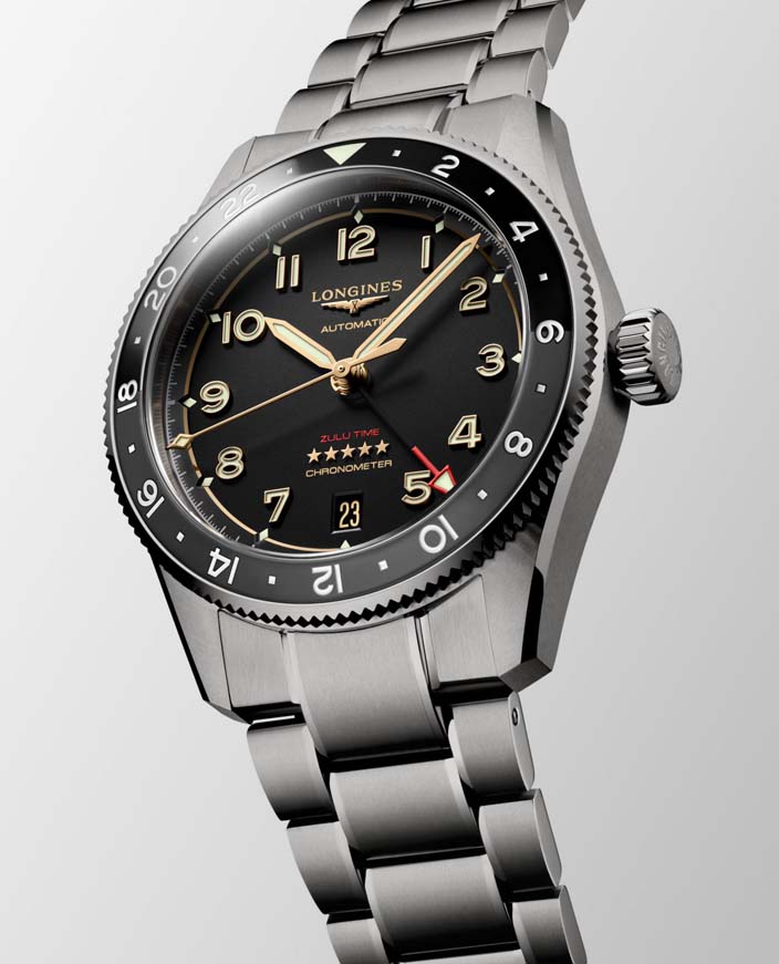 Мужские часы Longines Longines Spirit L3.802.1.53.6, механизм механический с автоподзаводом, циферблат серый, браслет титан — Изображение 4