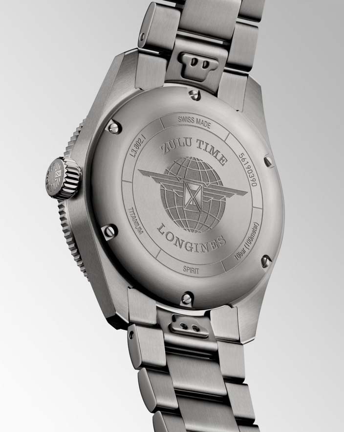 Мужские часы Longines Longines Spirit L3.802.1.53.6, механизм механический с автоподзаводом, циферблат серый, браслет титан — Изображение 5