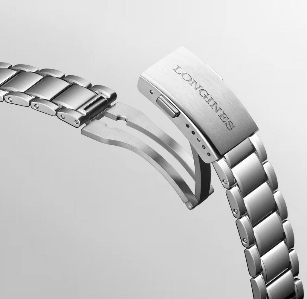 Унисекс часы Longines Longines Spirit L3.802.4.53.6, механизм механический с автоподзаводом, циферблат черный, браслет нержавеющая сталь — Изображение 5