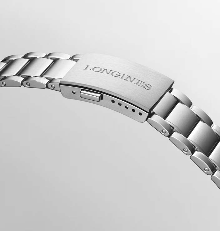 Мужские часы Longines Longines Spirit L3.802.4.60.6, механизм механический с автоподзаводом, циферблат черный, браслет нержавеющая сталь — Изображение 6