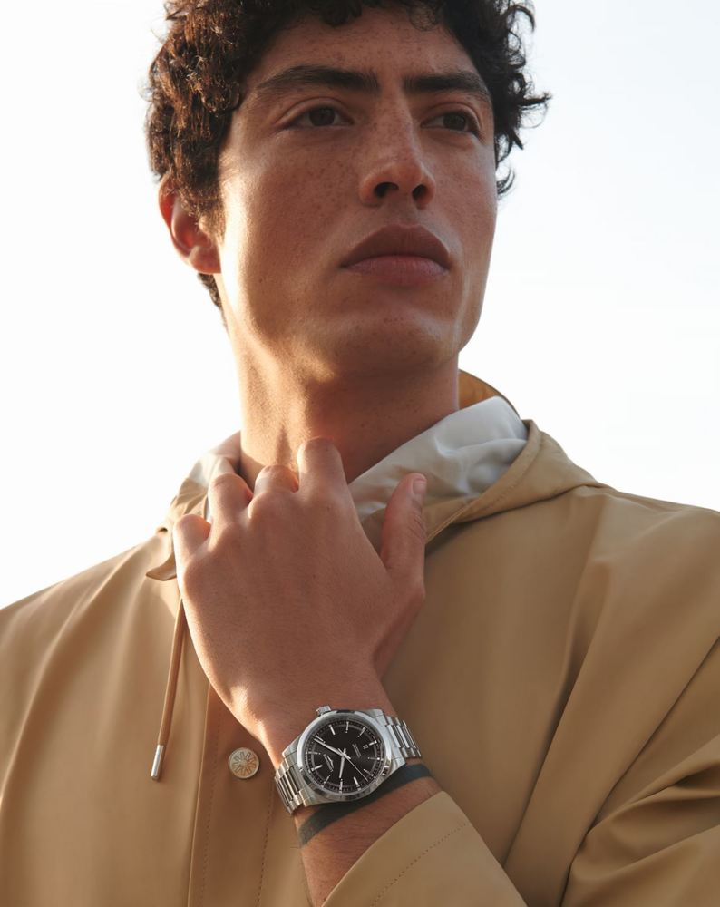 Мужские часы Longines Conquest L3.830.4.52.6, механизм механический с автоподзаводом, циферблат черный, браслет нержавеющая сталь — Изображение 3