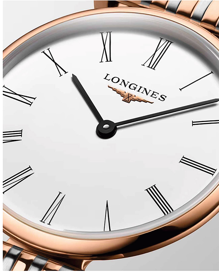 Женские часы Longines La Grande Classique de Longines L4.209.1.91.7, механизм кварцевый, циферблат белый, браслет нержавеющая сталь + pvd — Изображение 5