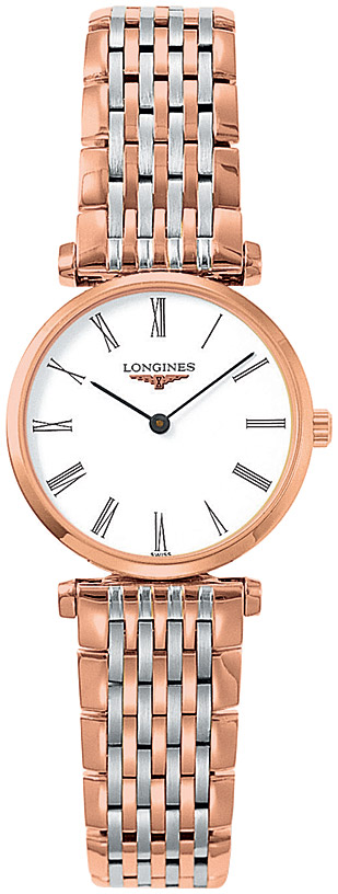 Женские кварцевый часы Longines La Grande Classique de Longines L4.209.1.91.7 белый нержавеющая сталь + pvd — Изображение 1