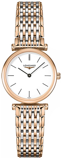 Женские кварцевый часы Longines La Grande Classique de Longines L4.209.1.92.7 белый нержавеющая сталь + pvd — Изображение 1