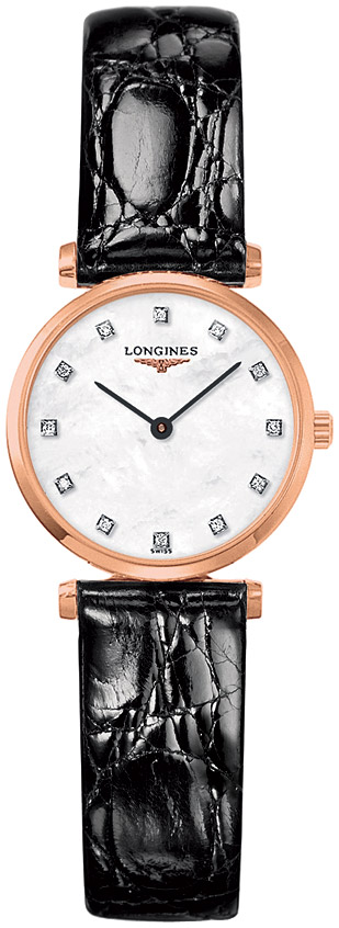 Женские часы Longines La Grande Classique de Longines L4.209.1.97.2, механизм кварцевый, циферблат белый, браслет кожа — Изображение 1
