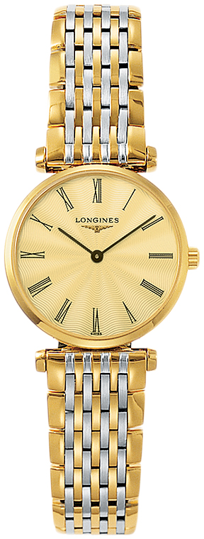Женские кварцевый часы Longines La Grande Classique de Longines L4.209.2.41.7 золотистый нержавеющая сталь + pvd — Изображение 1