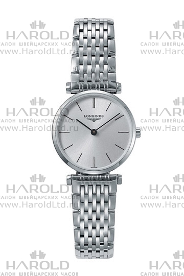 Женские часы Longines La Grande Classique de Longines L4.209.4.72.6, механизм кварцевый, циферблат серебристый, браслет нержавеющая сталь — Изображение 1