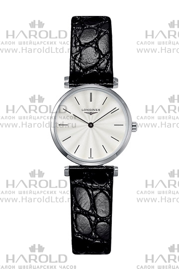 Женские часы Longines La Grande Classique de Longines L4.209.4.73.2, механизм кварцевый, циферблат серебристый, браслет кожа — Изображение 1