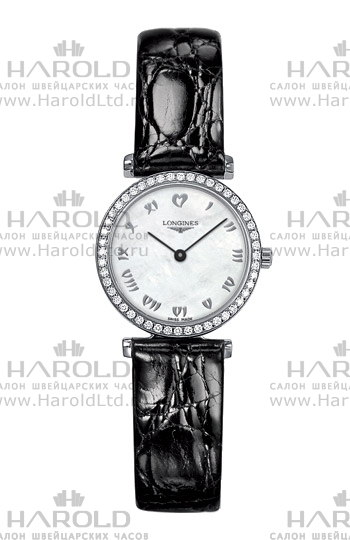 Женские часы Longines La Grande Classique de Longines L4.241.0.09.2, механизм кварцевый, циферблат белый, браслет кожа — Изображение 1