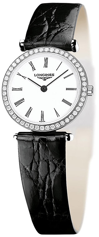 Женские часы Longines La Grande Classique de Longines L4.241.0.11.2, механизм кварцевый, циферблат белый, браслет кожа — Изображение 2