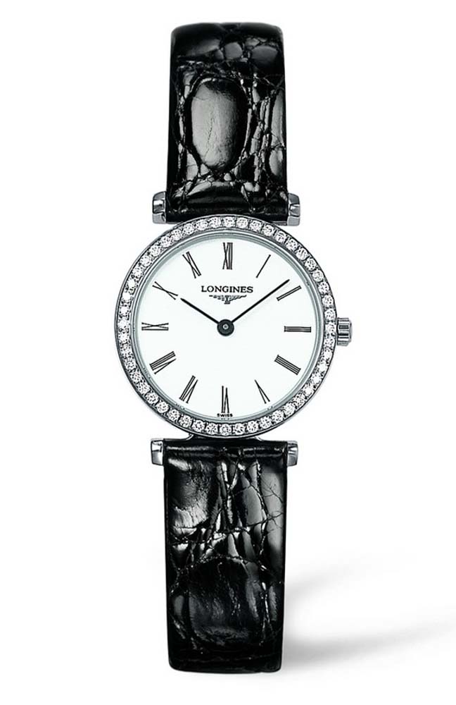 Женские часы Longines La Grande Classique de Longines L4.241.0.11.2, механизм кварцевый, циферблат белый, браслет кожа — Изображение 1