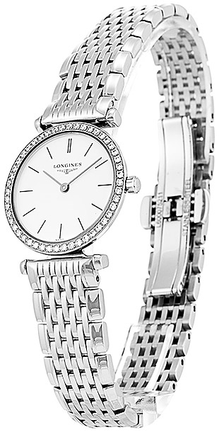 Женские кварцевый часы Longines La Grande Classique de Longines L4.241.0.12.6 белый нержавеющая сталь — Изображение 2