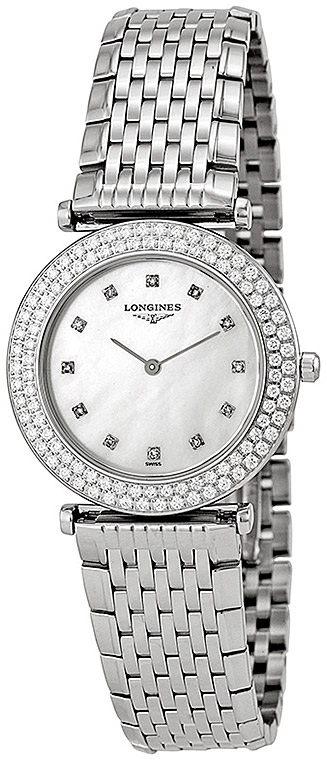 Женские часы Longines La Grande Classique de Longines L4.308.0.87.6, механизм кварцевый, циферблат белый, браслет нержавеющая сталь — Изображение 2