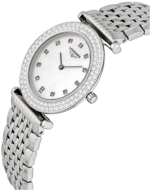 Женские часы Longines La Grande Classique de Longines L4.308.0.87.6, механизм кварцевый, циферблат белый, браслет нержавеющая сталь — Изображение 3