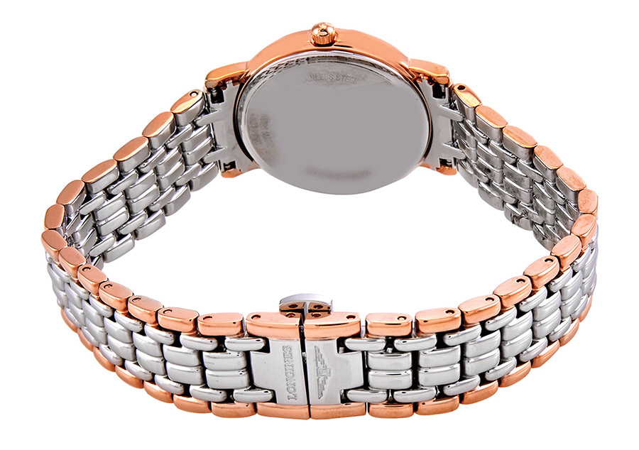 Женские часы Longines Presence L4.320.1.11.7, механизм кварцевый, циферблат белый, браслет нержавеющая сталь + pvd — Изображение 4