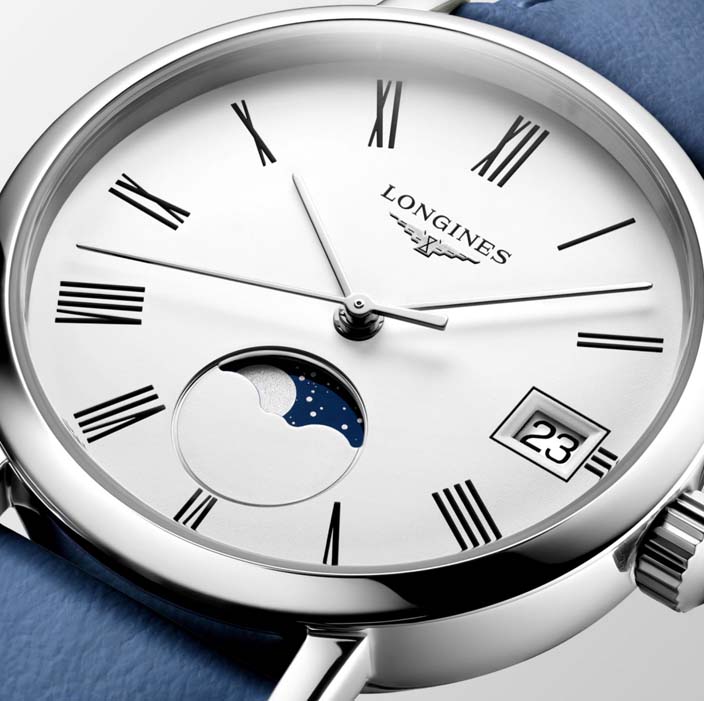 Женские часы Longines The Longines Elegant Collection L4.330.4.11.2, механизм кварцевый, циферблат белый, браслет кожа — Изображение 2