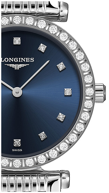 Женские кварцевый часы Longines La Grande Classique de Longines L4.341.0.97.6 синий нержавеющая сталь — Изображение 2