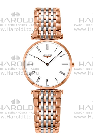 Женские кварцевый часы Longines La Grande Classique de Longines L4.512.1.11.7 белый нержавеющая сталь + pvd — Изображение 1
