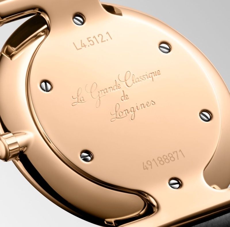 Женские часы Longines La Grande Classique de Longines L4.512.1.67.7, механизм кварцевый, циферблат коричневый, браслет нержавеющая сталь и розовое pvd-покрытие — Изображение 3