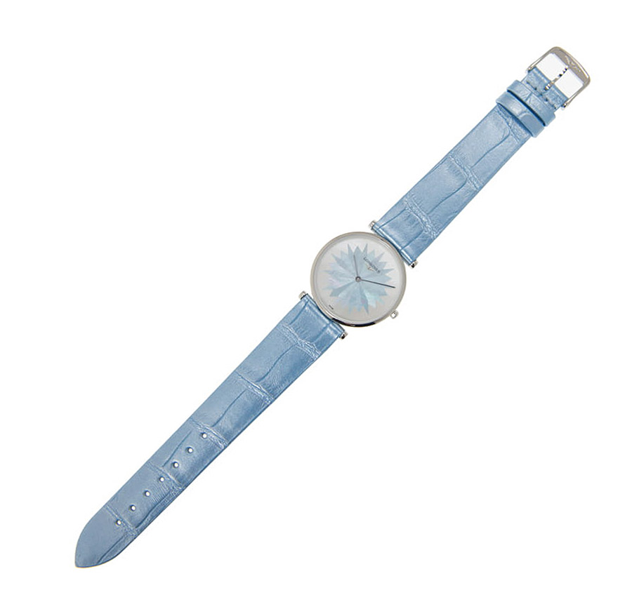 Женские часы Longines La Grande Classique de Longines L4.512.4.03.2, механизм кварцевый, циферблат белый, голубой, браслет кожа — Изображение 2
