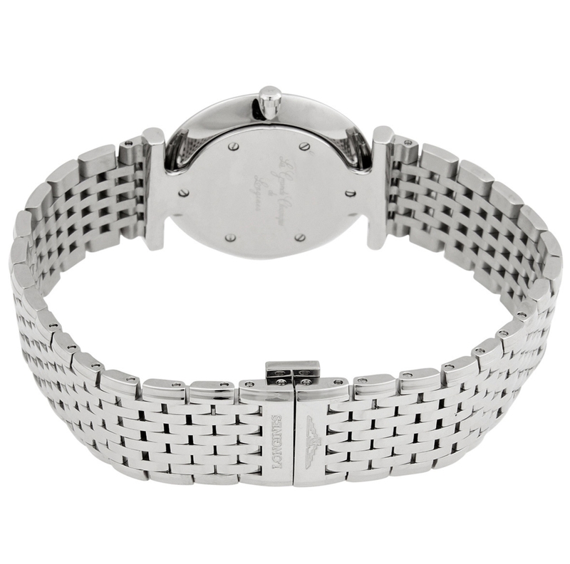 Женские кварцевый часы Longines La Grande Classique de Longines L4.512.4.04.6 белый, розовый нержавеющая сталь — Изображение 2
